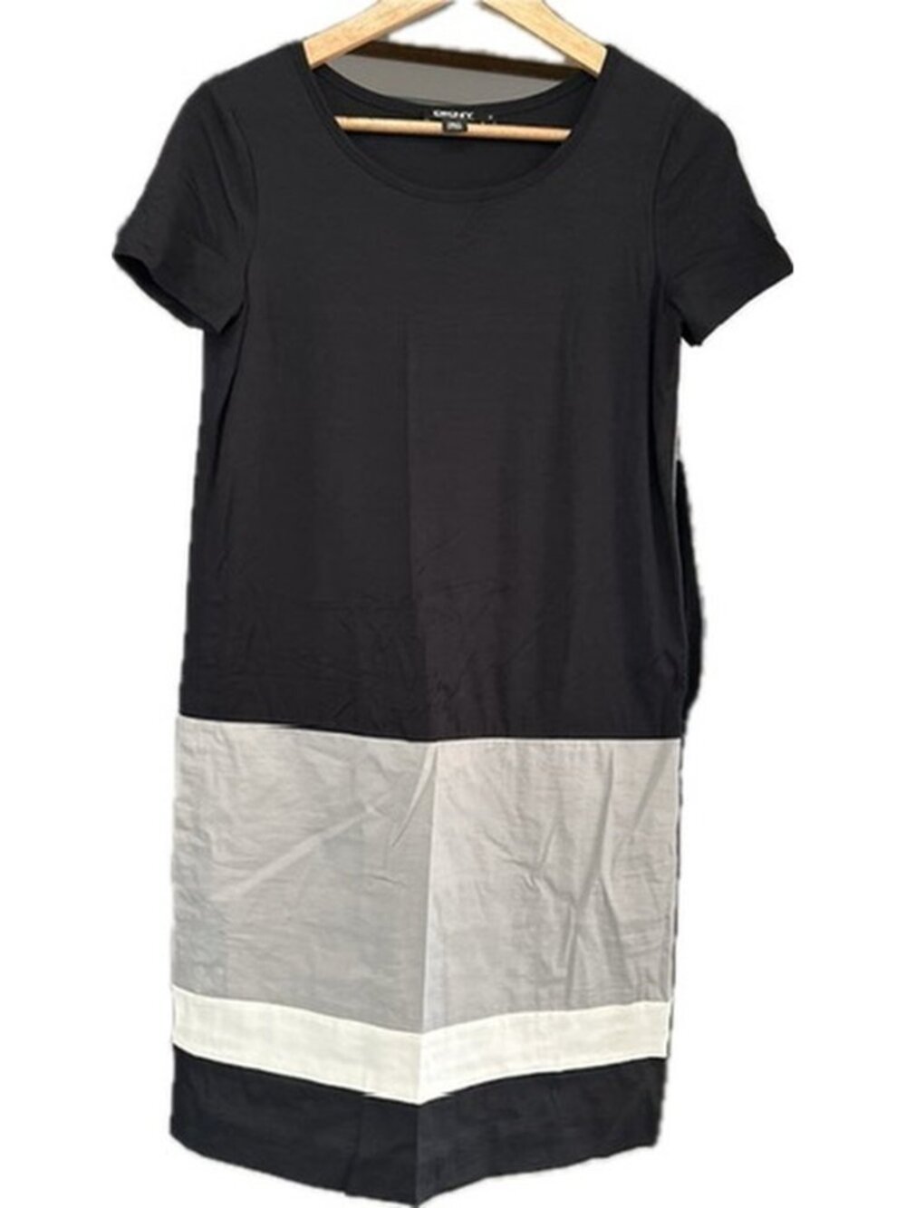 DKNY Donna Karan New York Black Colorblock Dress – Size P